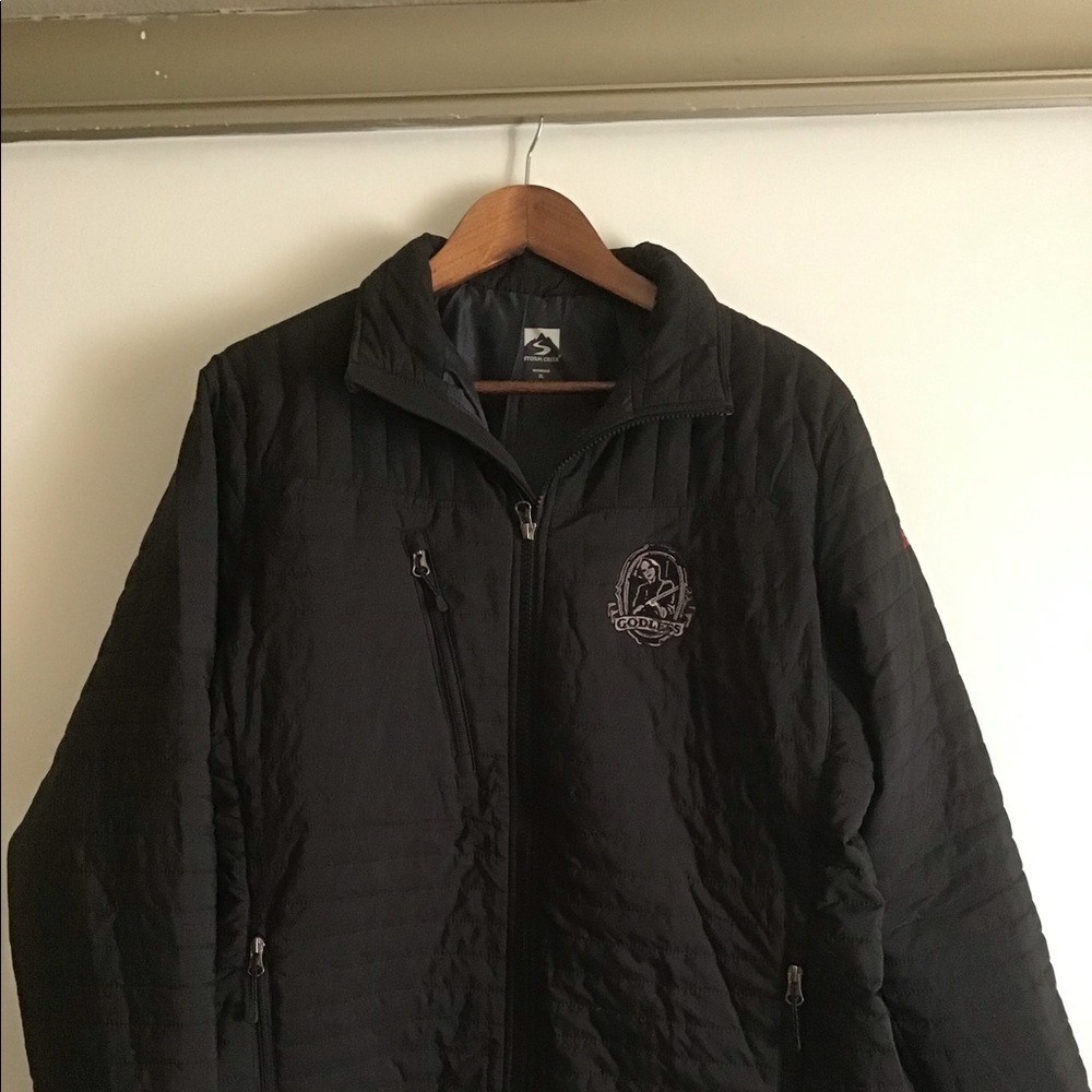 NETFLIX “Godless” Storm Creek Quilted Jacket Coat
